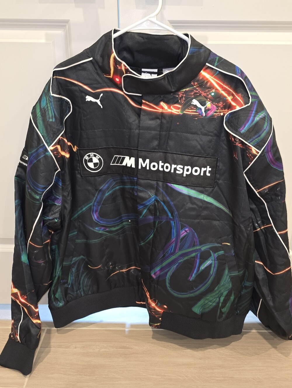 PUMA BMW  Motorsport Cao Fei $250 Racer Jacket 633178 01 Men's Size 2XL New